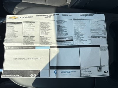 2020 Chevrolet Silverado 3500 HD High Country