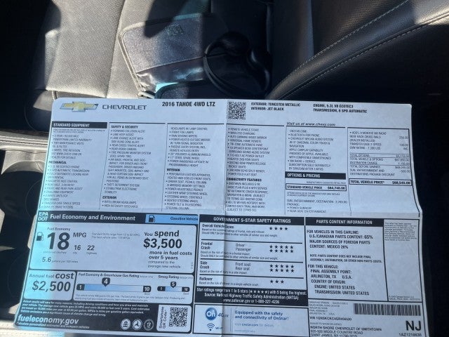 2016 Chevrolet Tahoe LTZ