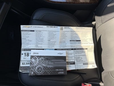 2016 Chevrolet Tahoe LTZ