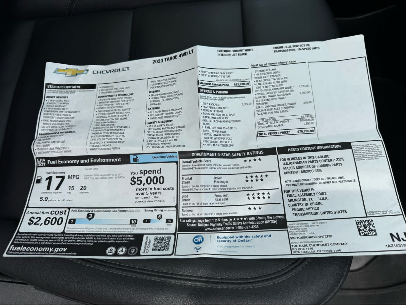 2023 Chevrolet Tahoe LT - Photo 56