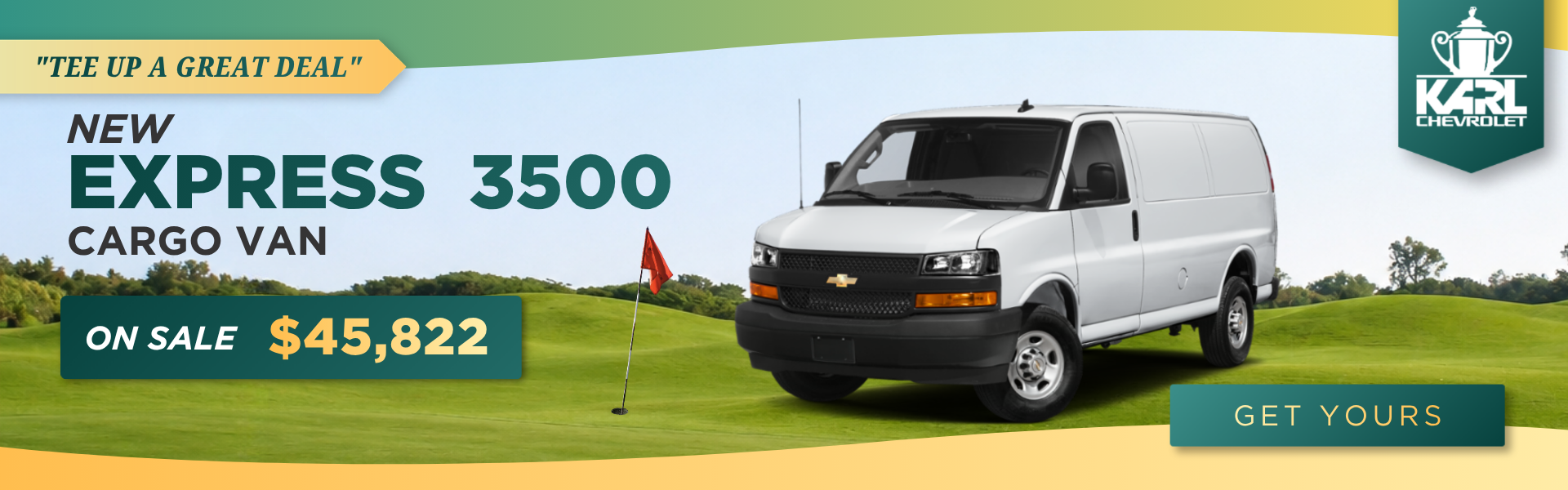 New Chevrolet Express 3500 Cargo Van