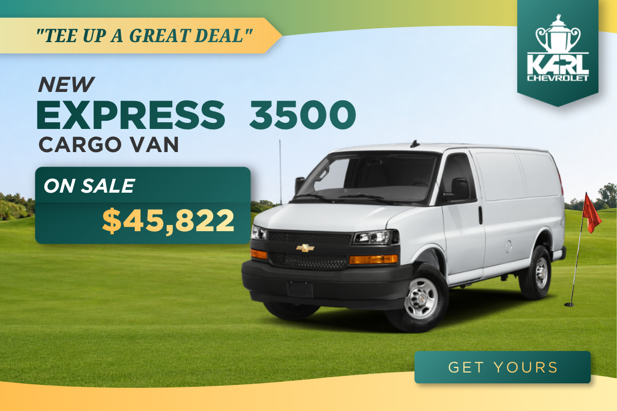 New Chevrolet Express 3500 Cargo Van