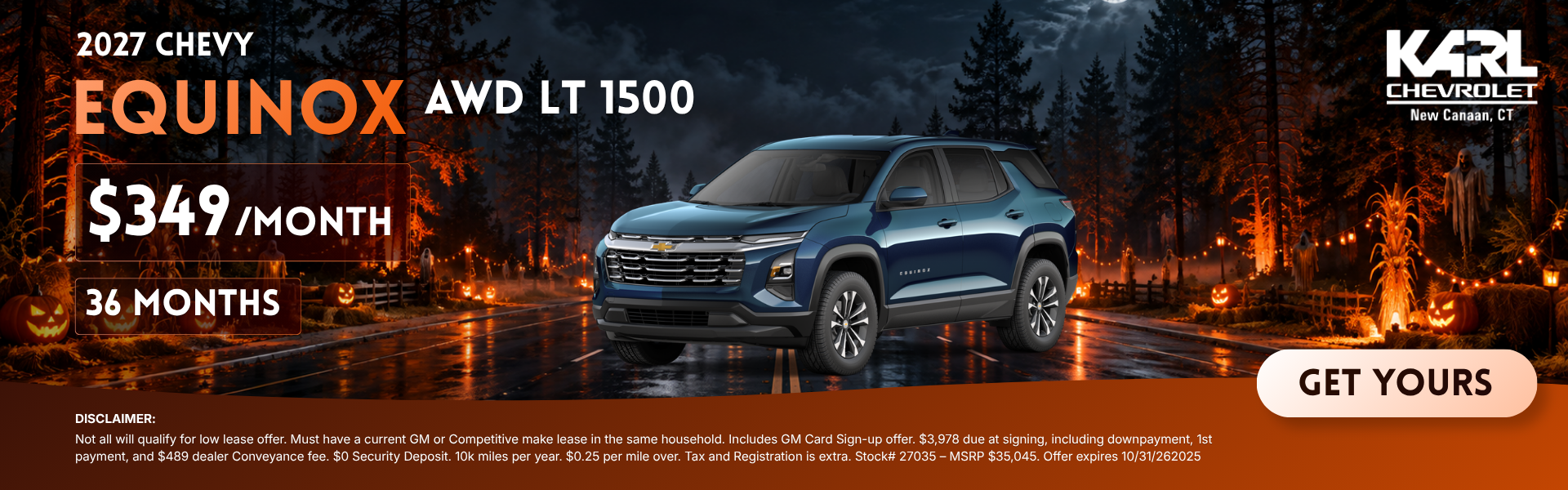 2027 Chevy Equinox AWD LT 1500