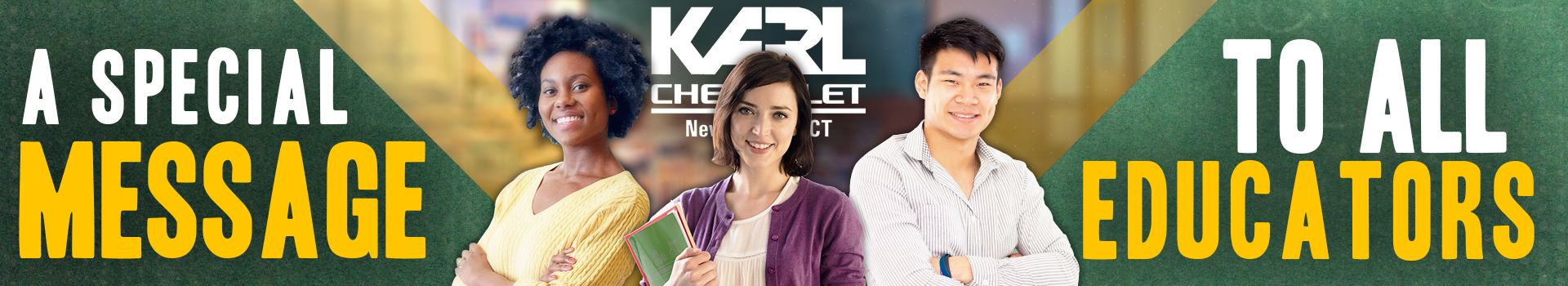 Educator Discount | Karl Chevrolet in New Canaan CT
